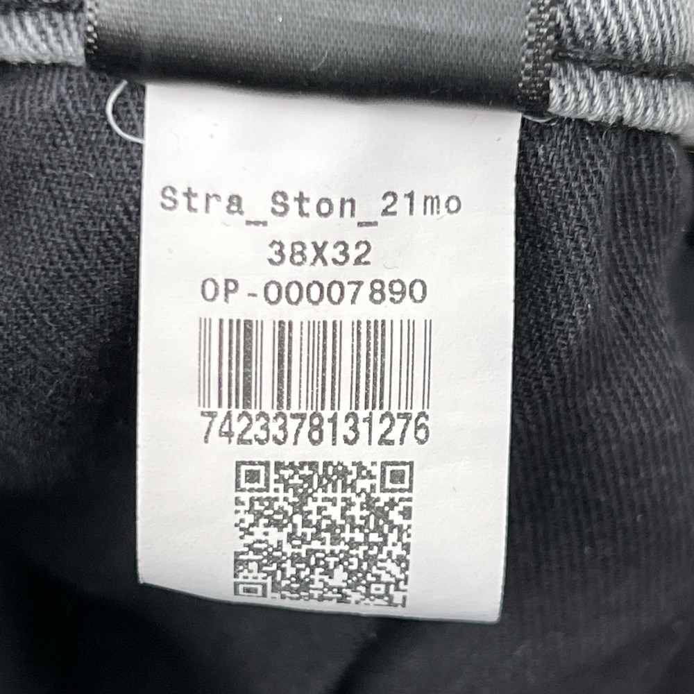 MOTT & BOW Mens Jeans, Size 38 x 32, Stone Gray Straight, Light Wash Denim - Picture 10 of 13